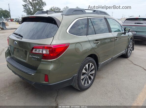 4S4BSENC8H3304265 2017 SUBARU OUTBACK Green Tył prawy