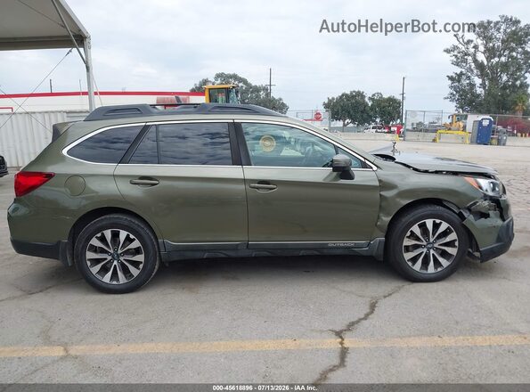 4S4BSENC8H3304265 2017 SUBARU OUTBACK Green Widok wnętrza z tyłu