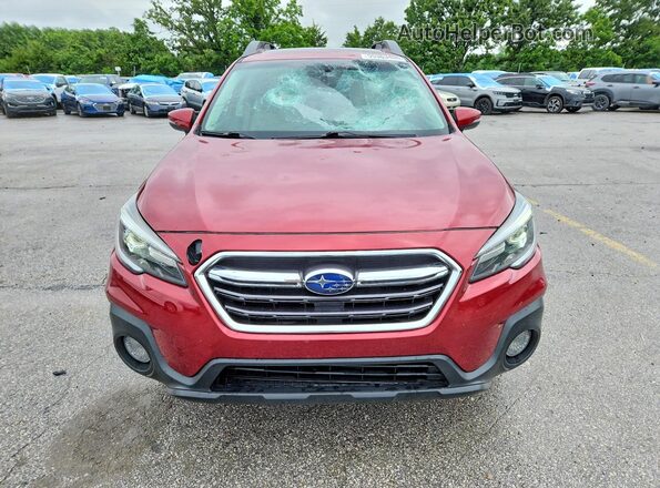4S4BSENC8K3373898 2019 SUBARU OUTBACK Red Widok z przodu