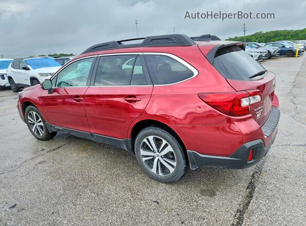 4S4BSENC8K3373898 2019 SUBARU OUTBACK Red Tył lewy