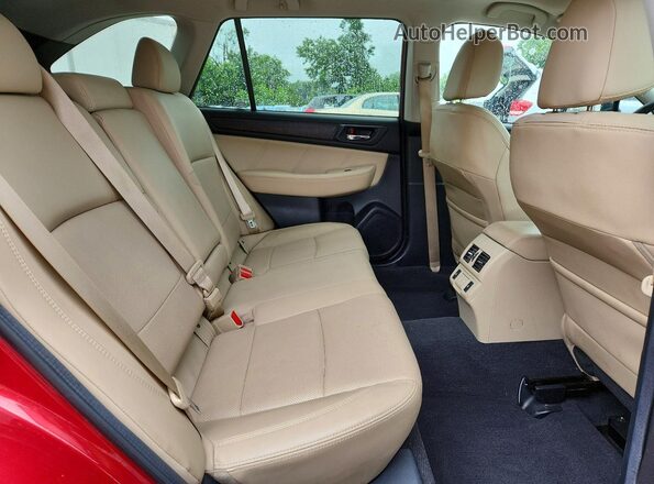4S4BSENC8K3373898 2019 SUBARU OUTBACK Red Widok wnętrza z tyłu