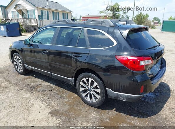 4S4BSENC9G3356129 2016 SUBARU OUTBACK Black Trasero izquierdo