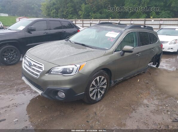 4S4BSENC9H3390881 2017 SUBARU OUTBACK Green Przód lewy