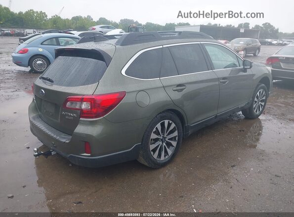 4S4BSENC9H3390881 2017 SUBARU OUTBACK Green Tył prawy