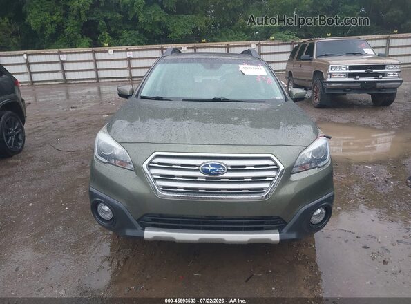 4S4BSENC9H3390881 2017 SUBARU OUTBACK Green Widok zestawu wskaźników