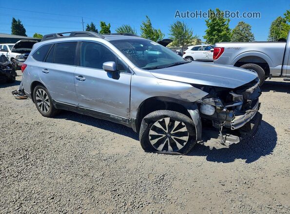 4S4BSENC9H3400583 2017 SUBARU OUTBACK Серебряный Передняя правая четверть