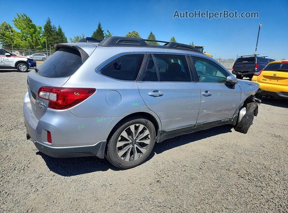 4S4BSENC9H3400583 2017 SUBARU OUTBACK Серебряный Задняя правая четверть