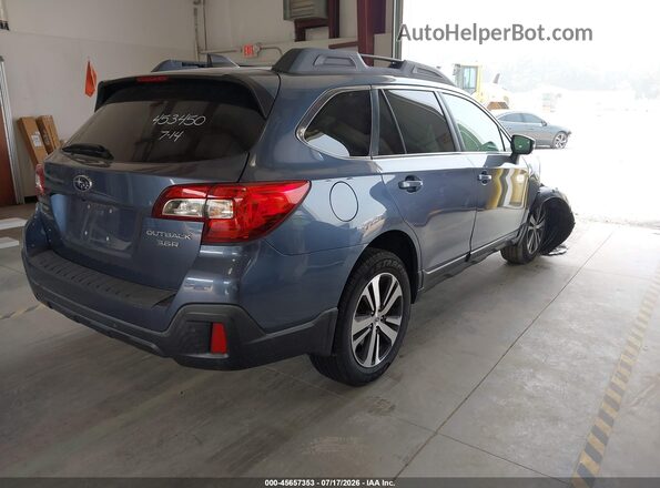 4S4BSENC9J3287854 2018 SUBARU OUTBACK Синий Задняя правая четверть