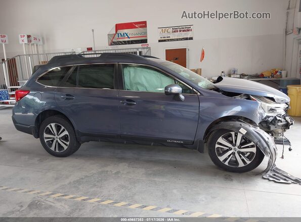 4S4BSENC9J3287854 2018 SUBARU OUTBACK Синий Вид щитка приборов