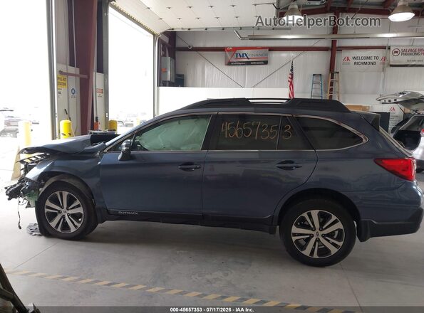 4S4BSENC9J3287854 2018 SUBARU OUTBACK Синий Вид задней части салона