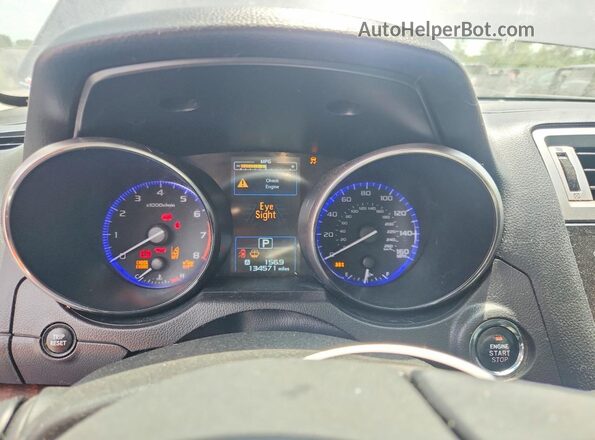 4S4BSENCXG3316318 2016 SUBARU OUTBACK Gray Widok zestawu wskaźników