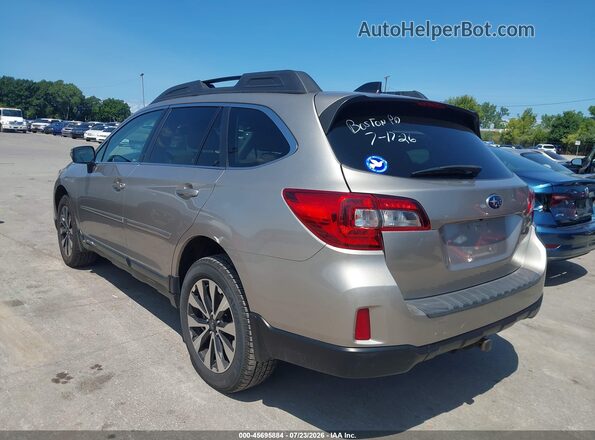 4S4BSENCXG3334804 2016 SUBARU OUTBACK Champagne უკანა მარცხენა