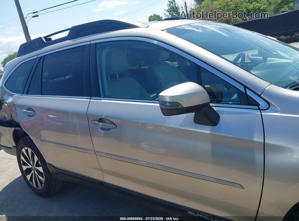 4S4BSENCXG3334804 2016 SUBARU OUTBACK Champagne უკანა სალონის ხედი