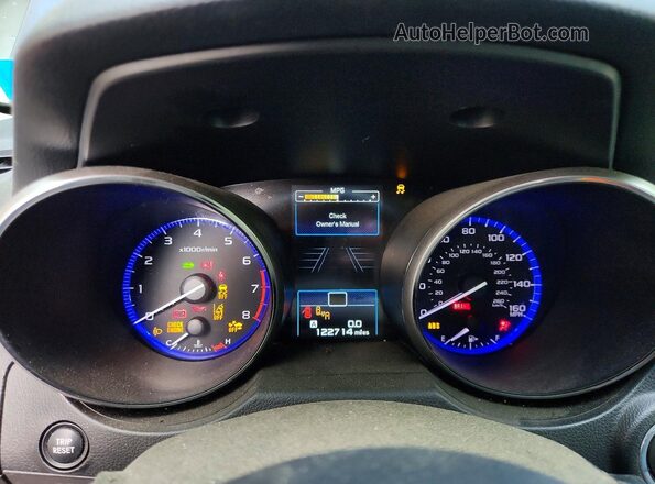 4S4BSENCXJ3394699 2018 SUBARU OUTBACK Blue ხელსაწყოთა პანელის ხედი