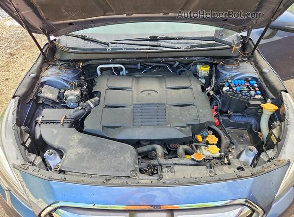 4S4BSENCXJ3394699 2018 SUBARU OUTBACK Blue ძრავის განყოფილების ხედი