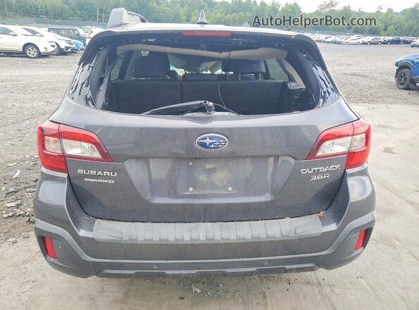 4S4BSENCXK3256534 2019 SUBARU OUTBACK Charcoal Rear view
