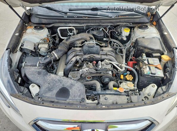 4S4BSETC0K3268565 2019 SUBARU OUTBACK White Engine compartment view