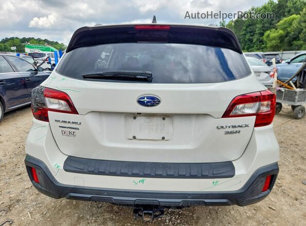 4S4BSETC0K3360615 2019 SUBARU OUTBACK White უკანა ხედი
