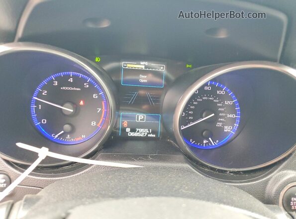 4S4BSETC2H3441155 2017 SUBARU OUTBACK Black Instrument cluster view