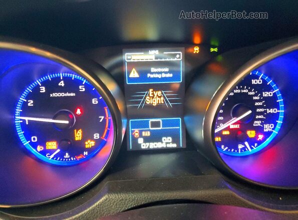 4S4BSETC2K3379831 2019 SUBARU OUTBACK Brown Instrument cluster view