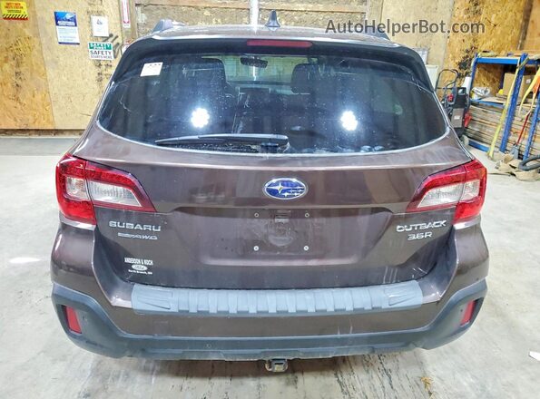 4S4BSETC2K3379831 2019 SUBARU OUTBACK Brown Rear view
