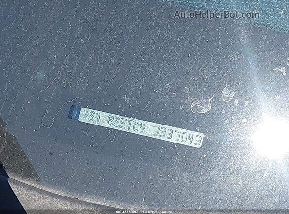 4S4BSETC4J3370434 2018 SUBARU OUTBACK Black Widok komory silnika