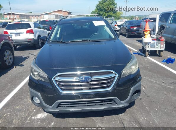 4S4BSETC4J3370434 2018 SUBARU OUTBACK Black Widok zestawu wskaźników