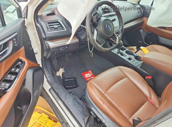 4S4BSETC5J3234765 2018 SUBARU OUTBACK White Вид щитка приладів
