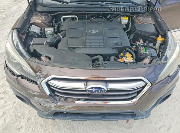 4S4BSETC6K3306073 2019 SUBARU OUTBACK Brown Widok komory silnika