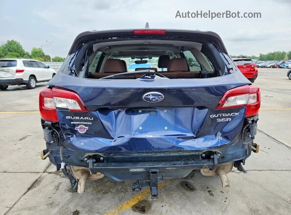 4S4BSETC8J3233206 2018 SUBARU OUTBACK Blue Widok z tyłu