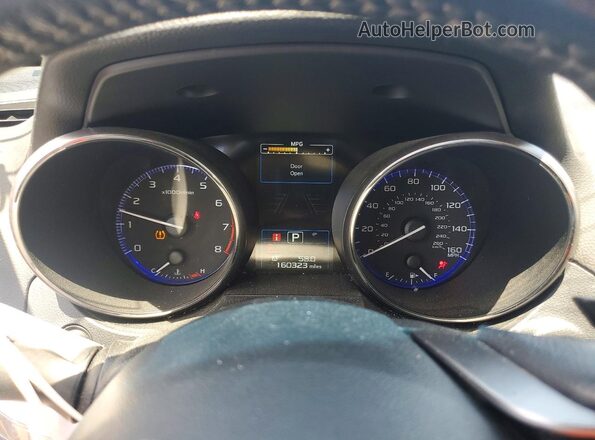4S4BSETC9K3294582 2019 SUBARU OUTBACK White Widok zestawu wskaźników