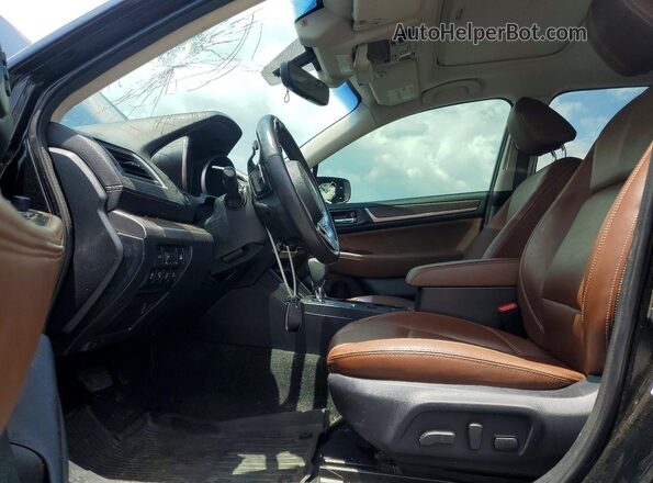 4S4BSETCXK3306707 2019 SUBARU OUTBACK Черный Вид салона спереди