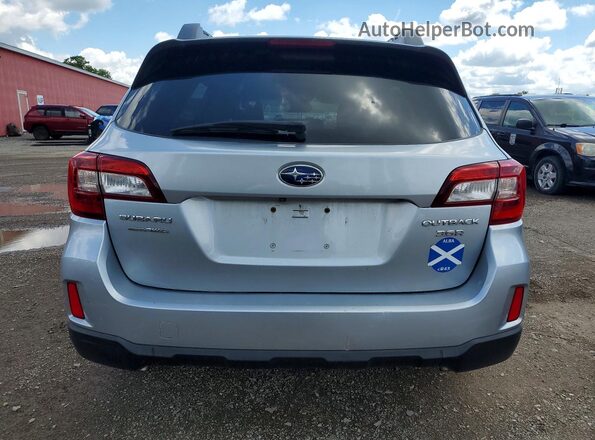 4S4BSFLC1G3285436 2016 SUBARU OUTBACK Серебряный Вид сзади