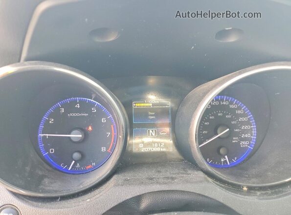 4S4BSFLC1G3285436 2016 SUBARU OUTBACK Серебряный Вид щитка приборов