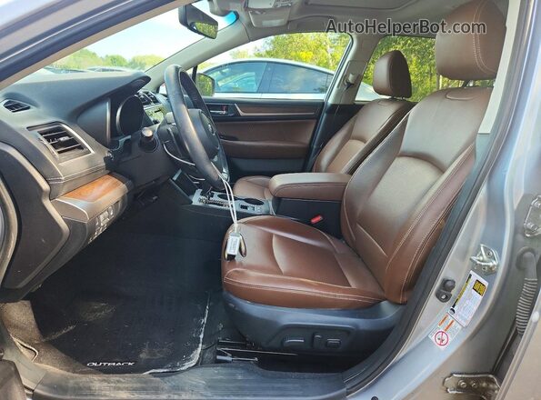 4S4BSFTC2J3237614 2018 SUBARU OUTBACK Silver Widok wnętrza z przodu