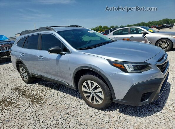 4S4BTAAC0L3169660 2020 SUBARU OUTBACK Серебряный Передняя правая четверть