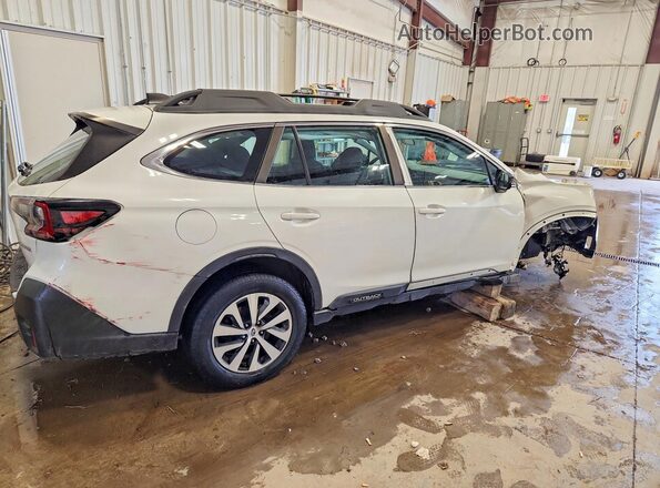 4S4BTAAC0L3256412 2020 SUBARU OUTBACK White Trasero derecho
