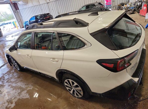 4S4BTAAC0L3256412 2020 SUBARU OUTBACK White Trasero izquierdo