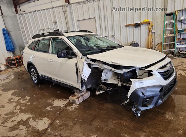 4S4BTAAC0L3256412 2020 SUBARU OUTBACK White Delantero derecho
