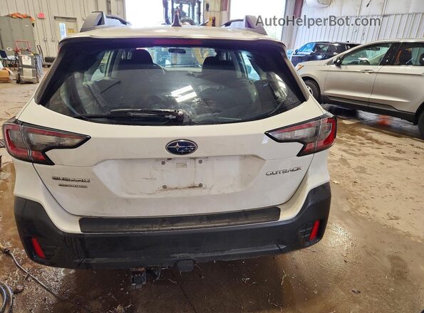 4S4BTAAC0L3256412 2020 SUBARU OUTBACK White Vista trasera