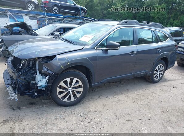 4S4BTAAC0R3290049 2024 SUBARU OUTBACK Серый Передняя левая четверть