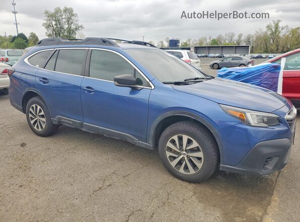 4S4BTAAC2M3100762 2021 SUBARU OUTBACK Blue Przód prawy