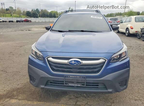 4S4BTAAC2M3100762 2021 SUBARU OUTBACK Blue Widok z przodu