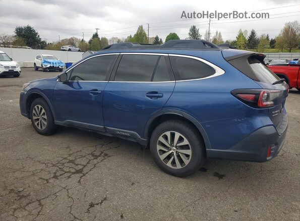 4S4BTAAC2M3100762 2021 SUBARU OUTBACK Blue Tył lewy