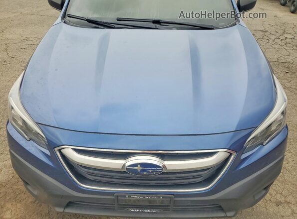 4S4BTAAC2M3100762 2021 SUBARU OUTBACK Blue Widok wnętrza z tyłu