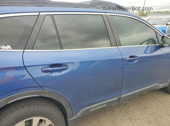 4S4BTAAC2M3100762 2021 SUBARU OUTBACK Blue Widok tylnych siedzeń