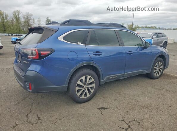 4S4BTAAC2M3100762 2021 SUBARU OUTBACK Blue Tył prawy