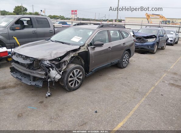 4S4BTAAC4N3211296 2022 SUBARU OUTBACK Brown Передня ліва чверть