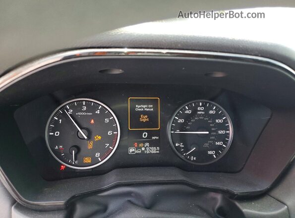 4S4BTAAC4S3145845 2025 SUBARU OUTBACK Серый Вид щитка приборов