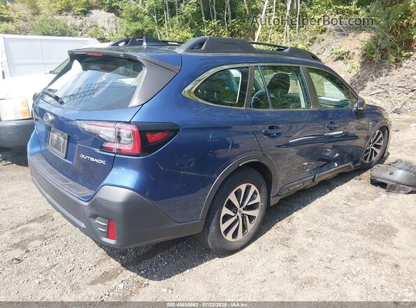 4S4BTAAC5N3133451 2022 SUBARU OUTBACK Blue Tył prawy